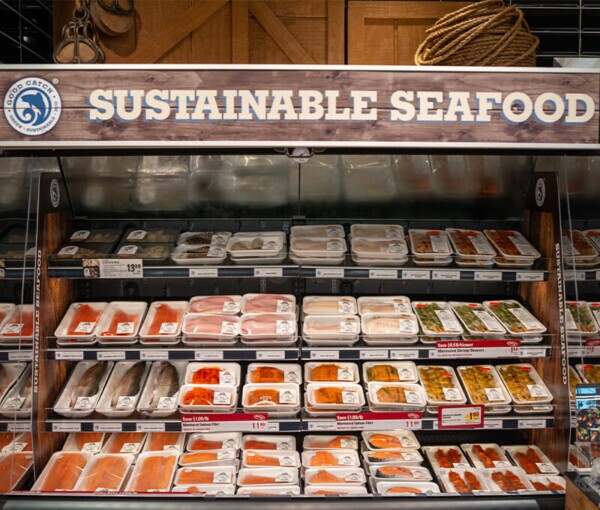 Goodcatch sustainable seafood section inside Farm Boy Bronte.