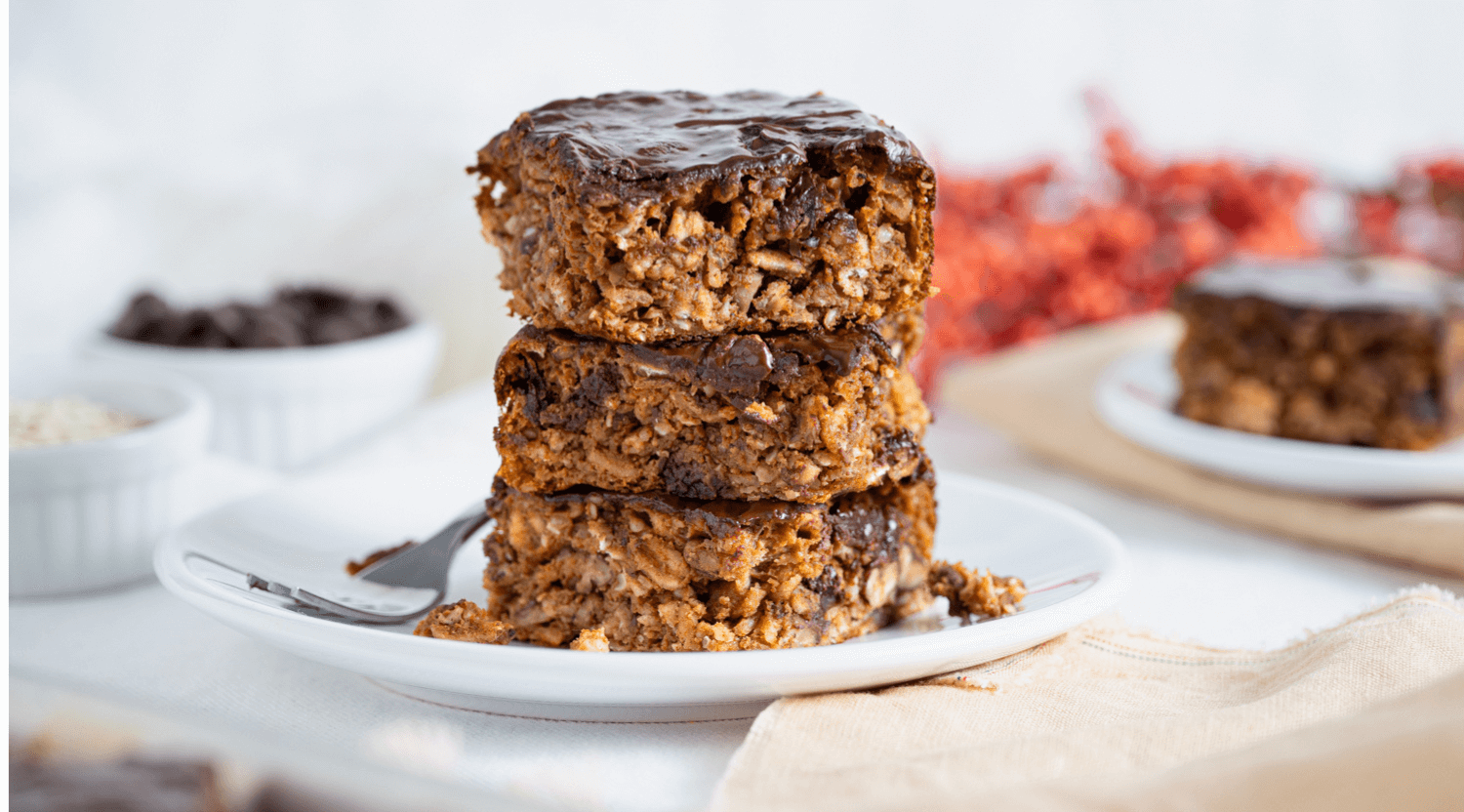 Pumpkin, Pecan, & Chocolate Protein Bars