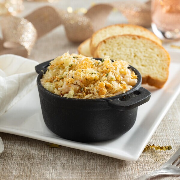 Seafood Bake with Mini Loaf - first course of our NYE Dinner for 2.