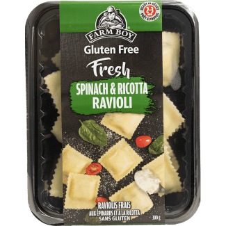 Farm Boy™ Gluten-Free Spinach and Cheese Ravioli Fresh Pasta (300 g)