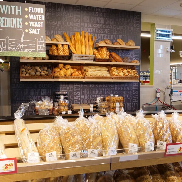 Farm Boy Oakwoods Bake Shop Bread Display