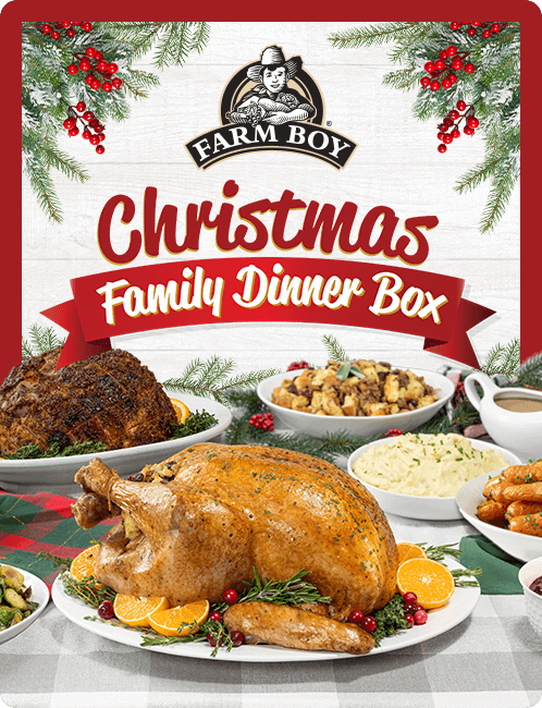 Farm Boy Christmas Family Dinner now available to order!