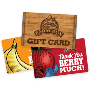 Farm Boy™ $200 Gift Card