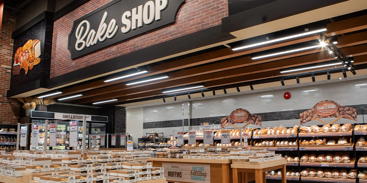 Bake Shop or the Bakery Department inside a Farm Boy store - with numerous gluten-free bakery items.