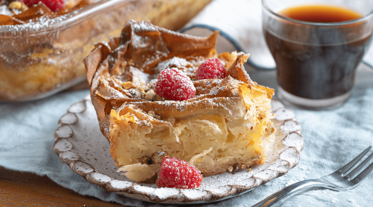 Phyllo Custard Pie