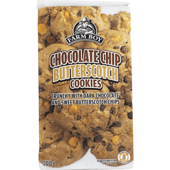 Farm Boy™ Chocolate Chip Butterscotch Cookies (300 g)