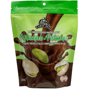 Farm Boy™ Milk Chocolate Covered Pistachios (250 g)