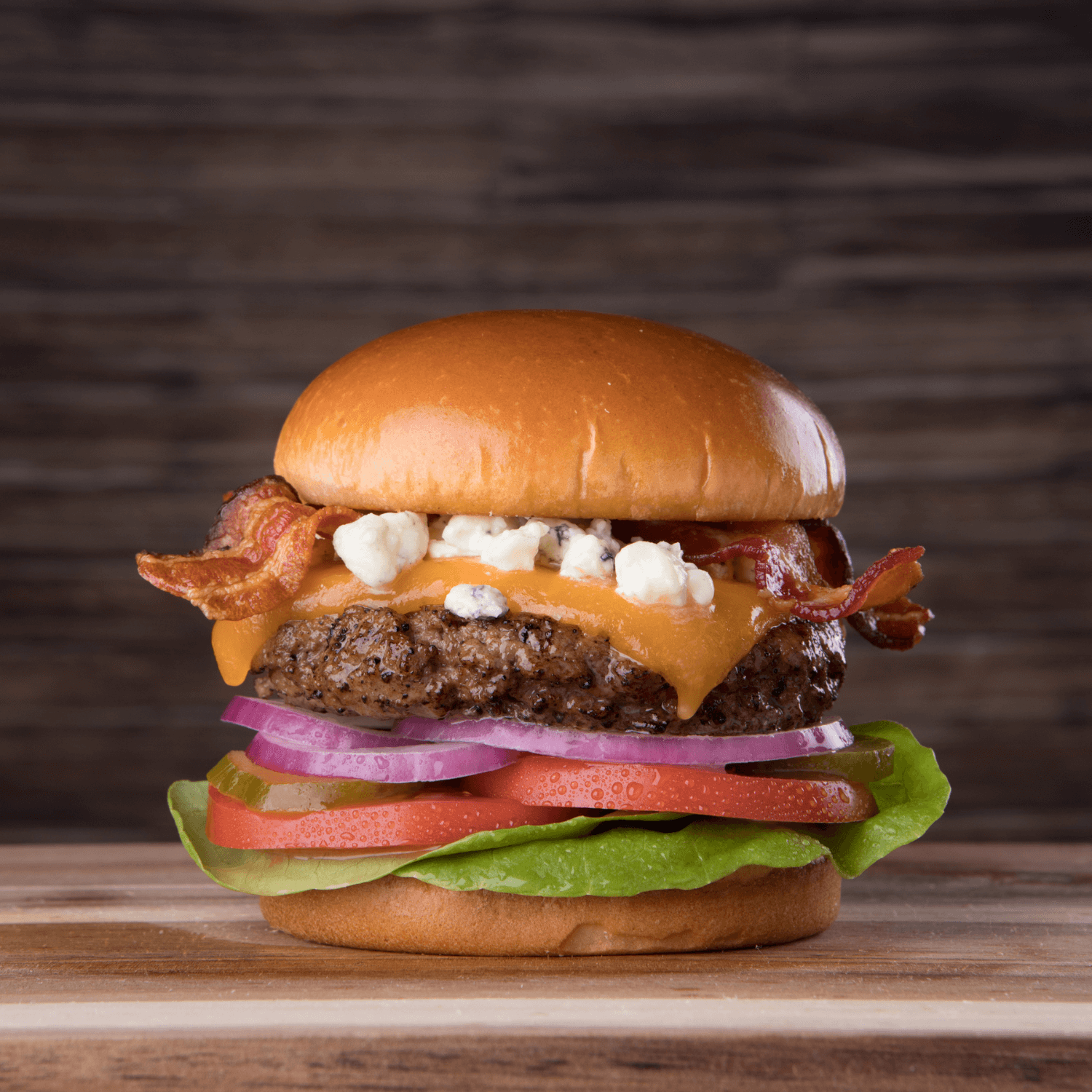 bacon blue cheese burger