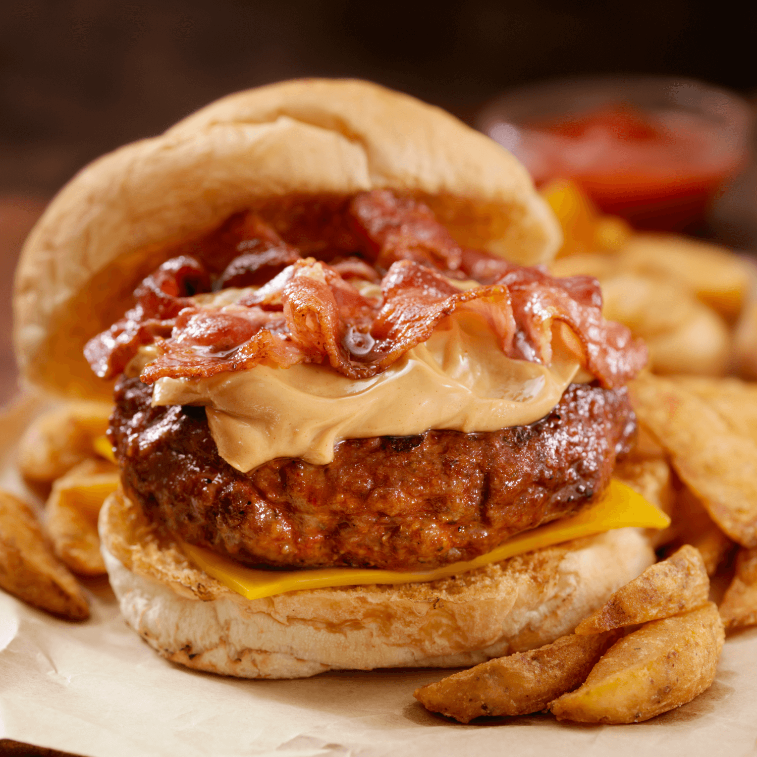 peanut butter bacon burger