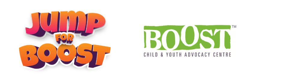 logo Jump for Boost and Boost Child & Youth Advocacy Centre