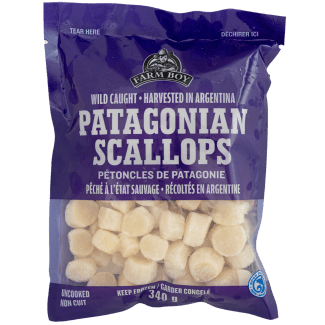 Farm Boy™ Frozen Uncooked Patagonian Scallops (340 g)