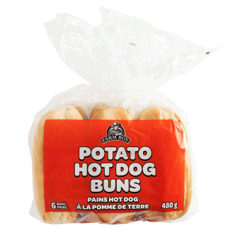 Farm Boy™ Potato Hot Dog Buns (480 g)