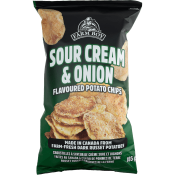 Farm Boy™ Sour Cream & Onion Potato Chips (185 g)