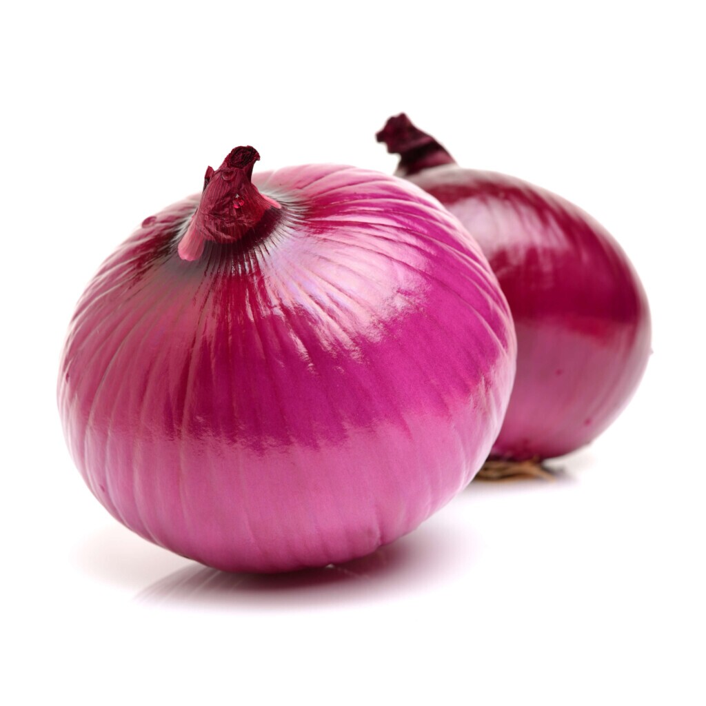 raw purple onion