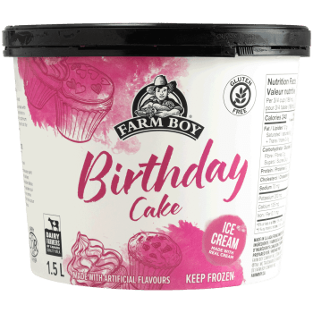 Farm Boy™ Birthday Cake Ice Cream (1.5 L)