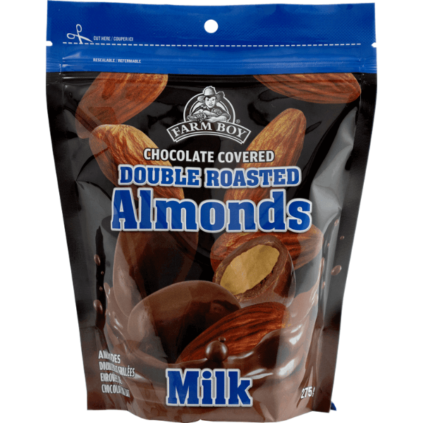 Farm Boy™ Double Roasted Milk Chocolate Almonds