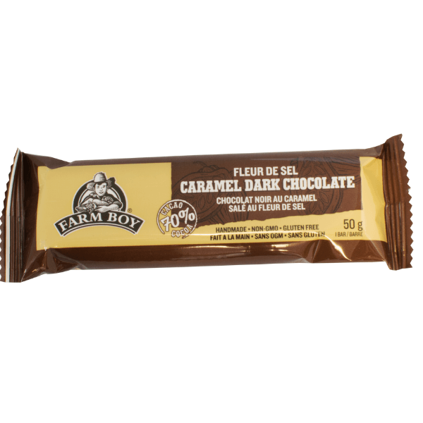 Farm Boy Fleur de Sel Caramel Dark Chocolate Bar