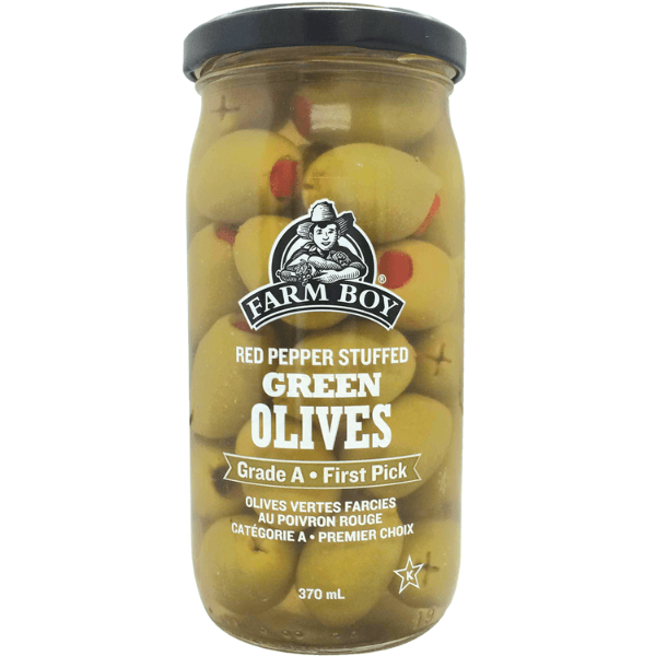 Farm Boy™ Red Pepper Stuffed Green Olives