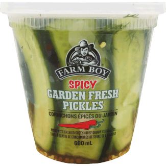 Farm Boy™ Spicy Garden Fresh Pickles (680 ml)