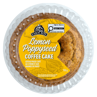 Farm Boy™ Lemon Poppy Seed Coffee Cake (750 g)