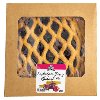 Farm Boy™ Saskatoon Berry Rhubarb Pie (8″) (620 g)